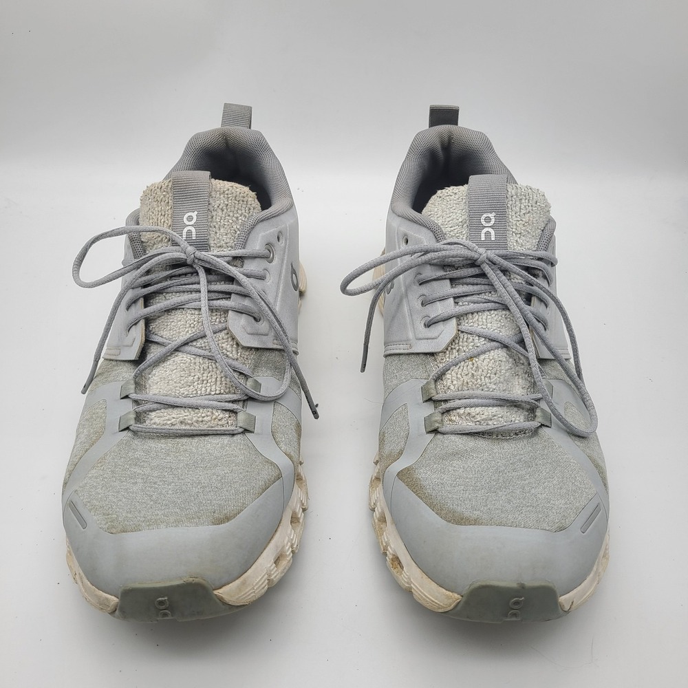 On Cloud 5 Shoes Mens 10 Gray White Athletic Running Walking Sneakers Trainers - Picture 2 of 6